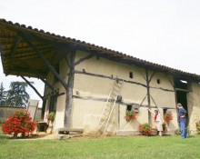 Maison en torchis