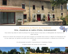 Chambres d'hôte Le Moulin du Chardonnet