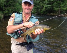Patrick Chabert, moniteur - Stage d'Initiation et perfectionnement à la pêche à la mouche