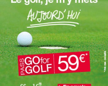 Pass GO for GOLF : le golf, je m’y mets AUJOURD’HUI !